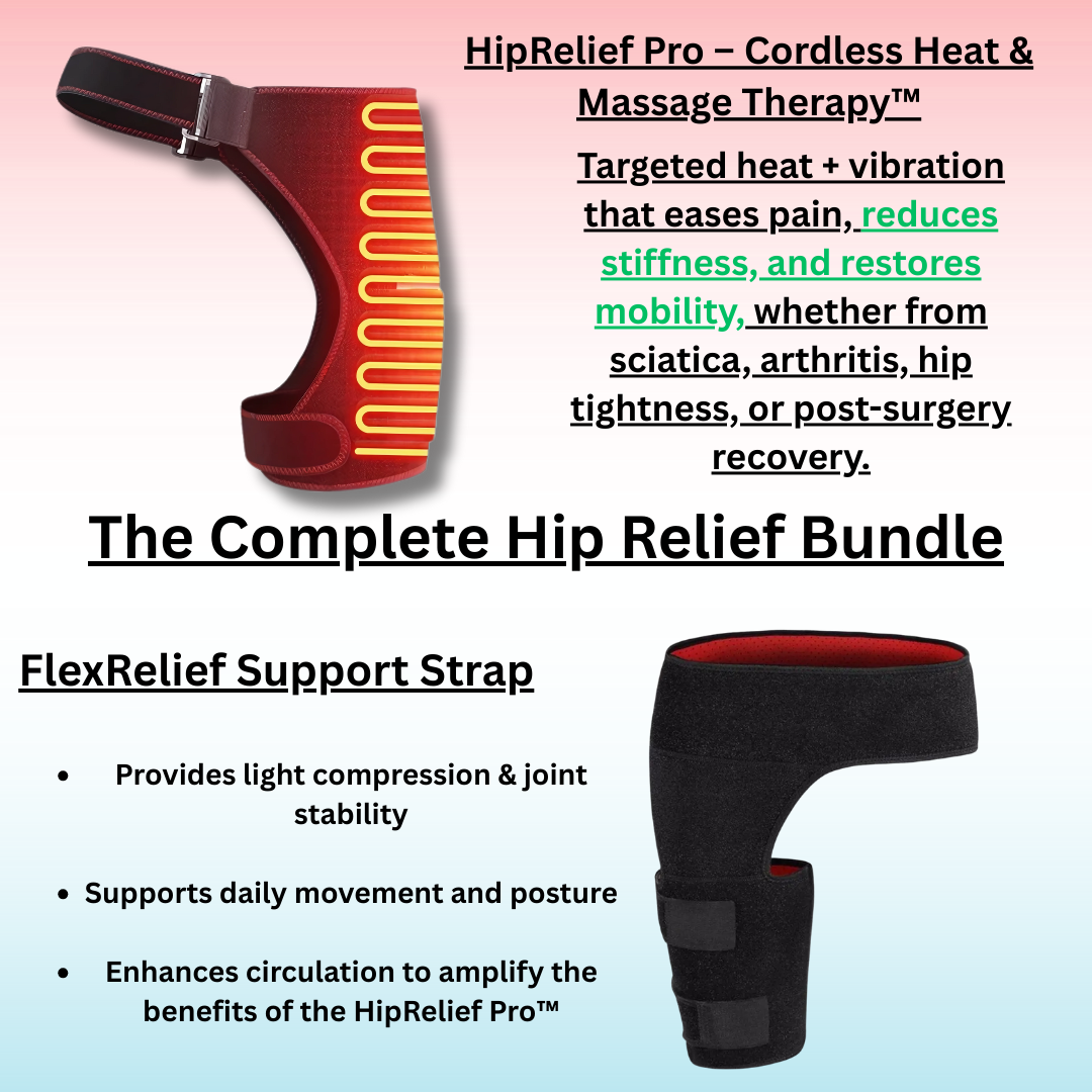 HipRelief Pro™ | Natural Relief for Hip Pain, Sciatica & Post-Surgery Recovery